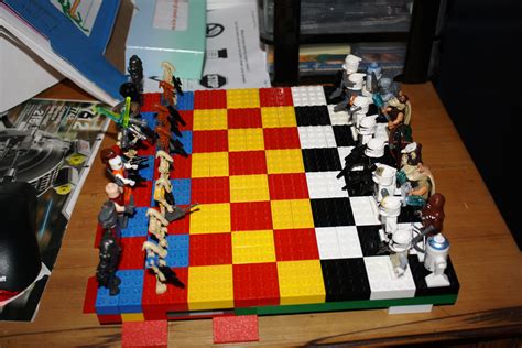 Lego Chess Board with Star Wars Lego characters. Courtesy of my ...