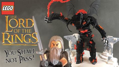 Lego GANDALF vs BALROG MOC (Lord of the Rings) - YouTube