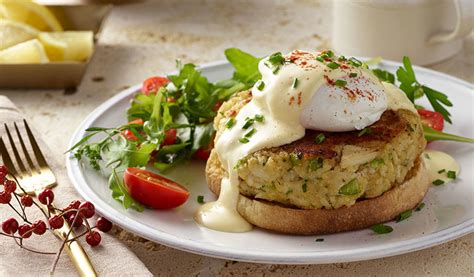 Crab Cake Eggs Benedict - Aqua Star