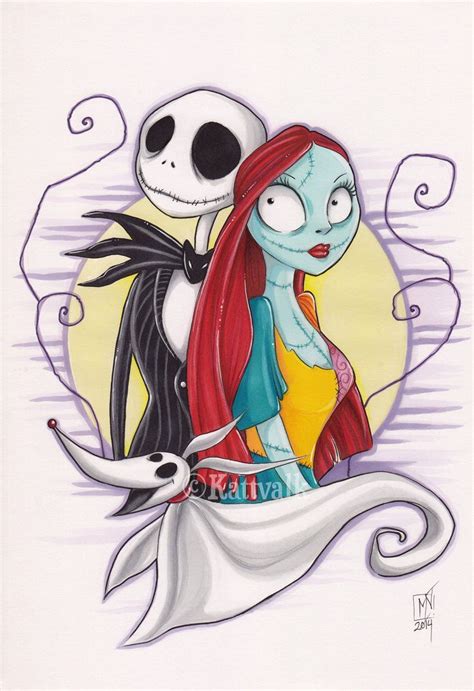 How To Draw Jack Skellington And Sally at How To Draw