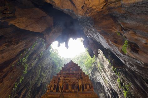 The Batu Caves in Malaysia