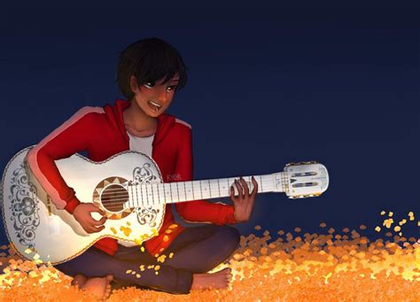 Miguel Rivera playing Hector's guitar from Coco | Childrens movies ...