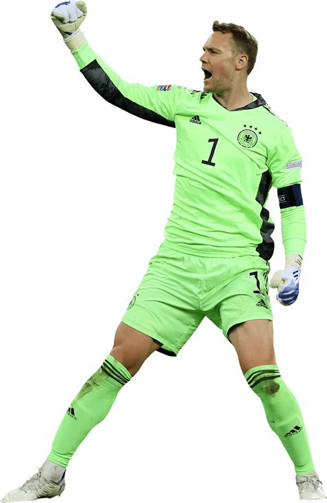 Manuel Neuer Germany football render - FootyRenders