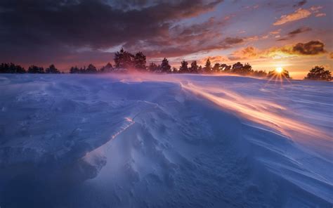 デスクトップ壁紙 : 日光, 風景, 日没, 自然, 反射, 空, 雪, 冬, 日の出, 氷, コールド, イブニング, 朝, 地平線 ...