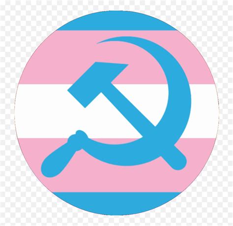 Trans Flag With Hammer And Sickle - Discord Hammer And Sickle Emoji Png ...