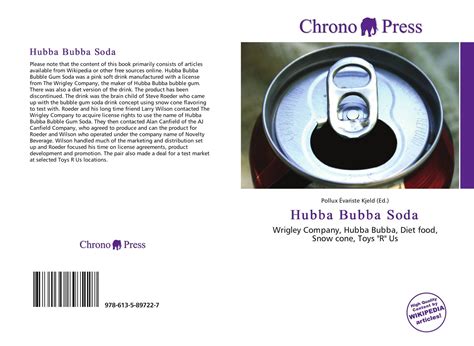 Hubba Bubba Soda, 978-613-5-89722-7, 6135897225 ,9786135897227