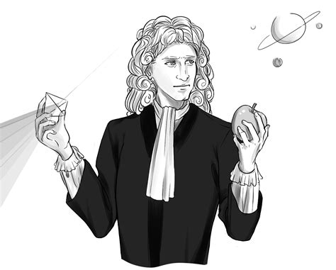 Sir Isaac Newton Drawing at PaintingValley.com | Explore collection of ...