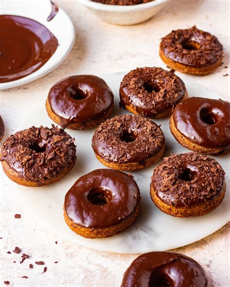 Triple chocolate donuts: eggless & no yeast - Bake with Shivesh