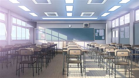 School Anime Scenery Background . Resources:, Classroom HD wallpaper ...