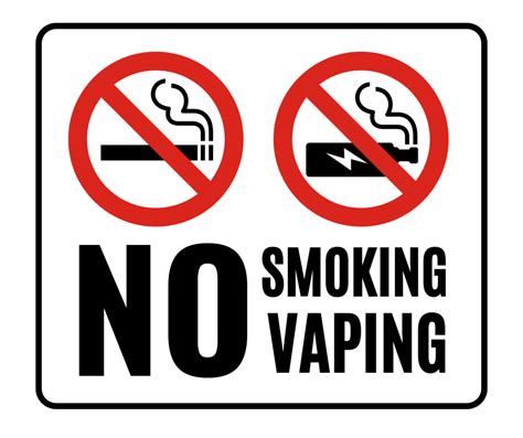 No Smoking No Vaping Sign - Free Printable Signs