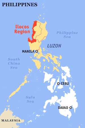 Ilocos Region Map