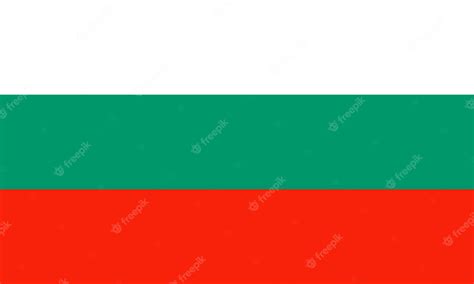 Premium Vector | Bulgaria flag official colors and proportion Vector ...