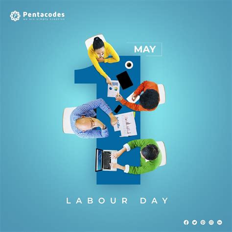 International Workers’ Day | Creative advertising design, Social media ...