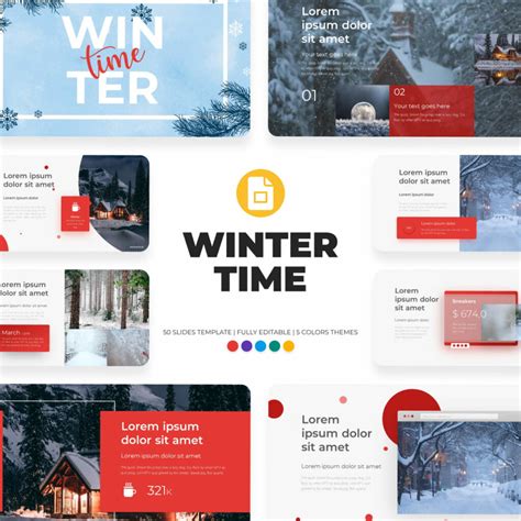 Winter Time Presentation Template – MasterBundles