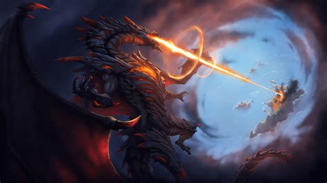 2560x1440 Resolution Angry Dragon 4K Art 1440P Resolution Wallpaper ...