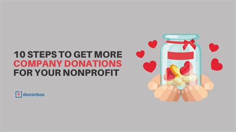 10 Steps to Get Donations from Companies to Your Nonprofit (+Examples)