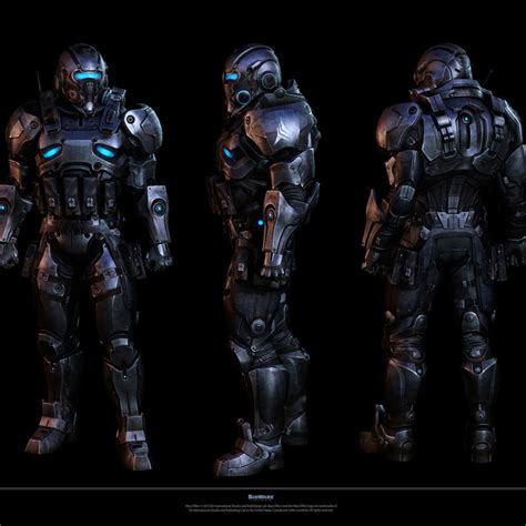 Mass Effect 3 "Citadel" DLC character | CGTrader