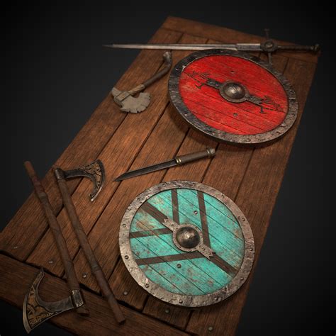 ArtStation - Vikings Combat Weapons