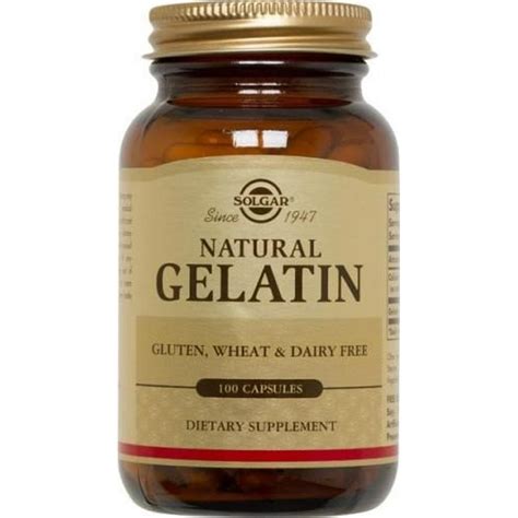 Solgar Natural Gelatin Capsules, 100 Ct - Walmart.com - Walmart.com