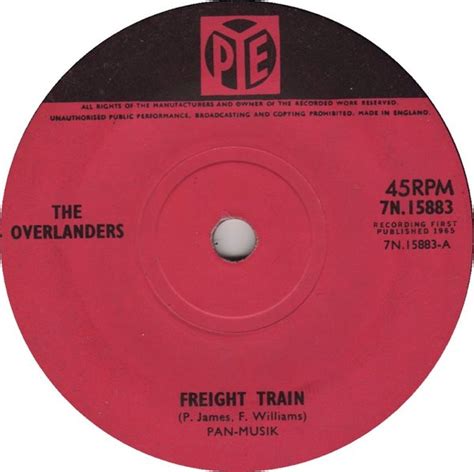 The Overlanders - Freight Train | Releases | Discogs