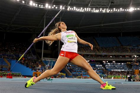 Maria Andrejczyk (20 lat). Wprawdzie nie stanęła na podium, zajęła ...