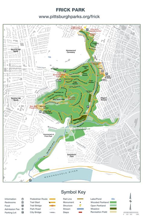 Frick Park Trail Map by Pittsburgh Parks Conservancy - Issuu