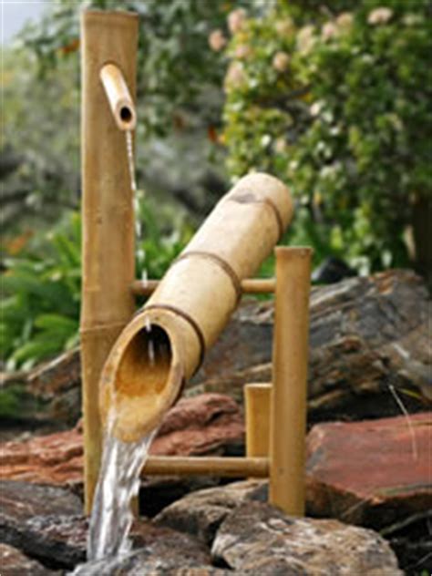 Bamboo Water Garden Fountain - Bamboo Fountains Water Spouts