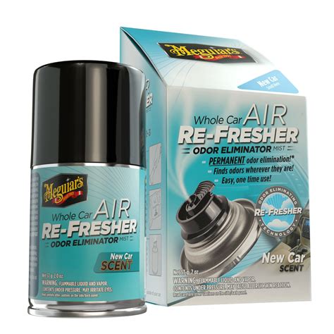 Meguiar's Whole Air Re-Fresher Odor Eliminator Mist, New Car Scent ...