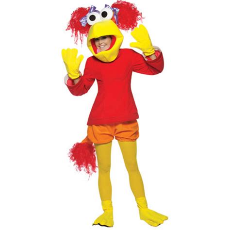 Fraggle Rock Red Adult Fancy Dress Halloween Costume