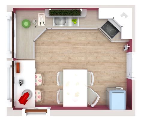 Small Kitchen Floor Plan