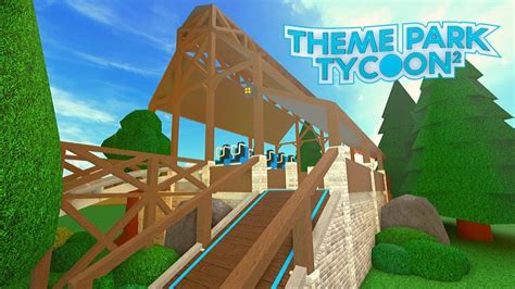 How To Build A Roller Coaster Station l Theme Park Tycoon 2 - Roblox ...