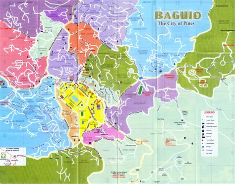 Baguio Map - Baguio Phillipines • mappery