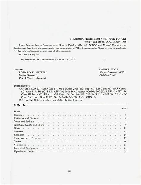 Quartermaster Supply Catalog QM 3-2 - 1946 : Headquarters, Army Service ...