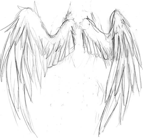 Sketchy sketch wings by randomraveparty on deviantart – Artofit