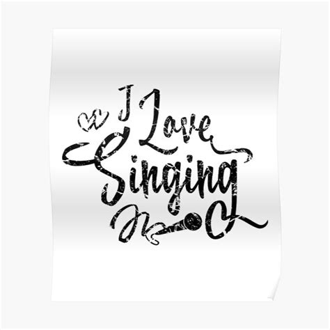 "Singing Singer Sticker" Poster for Sale by IsmaelGharbi | Redbubble