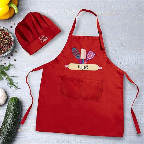 Personalized Kids Cooking Apron - CALLIE