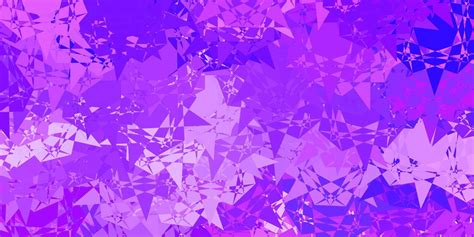 Light Purple vector pattern with polygonal shapes. 13970306 Vector Art ...