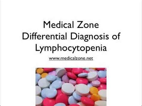 Medical Zone - Differential Diagnosis of Lymphocytopenia - YouTube