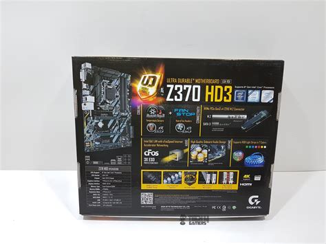 Gigabyte Ultra Durable Z370 HD3 Motherboard Review