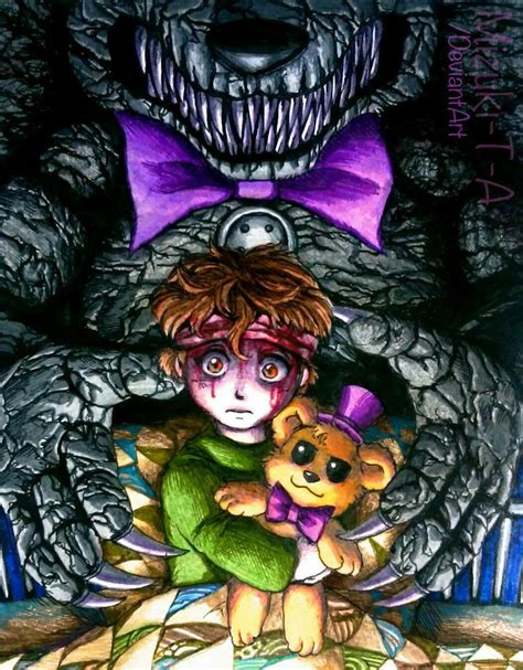 Mizuki- T-A - Nightmare FNaF 4 fanart