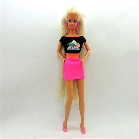 Barbie Glitter Hair ver Rubia 1993 Mattel Antigua Retro Vintage ...