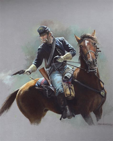 8th US Cavalry C 1870 Painting by Chris Collingwood - Pixels