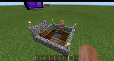 How To Make A Villager Farm In Minecraft Bedrock