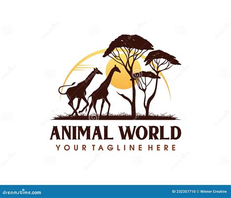 Animal Conservation Logo Design. Wildlife Safari Logo Design ...