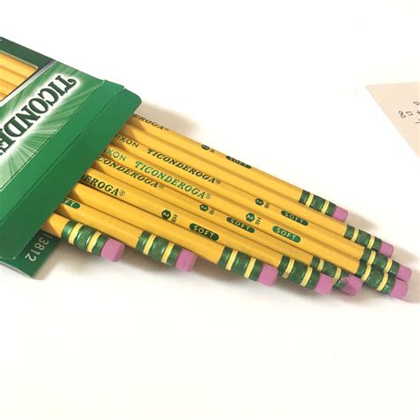 Ticonderoga 2 HB Pencils Soft Classic Yellow Pencils - Etsy