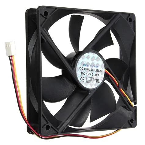 12V 3Pin CPU Cooler Small Cooling Fan 120mmx120mmx25mm Silent Cooling ...