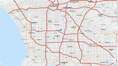 Lynwood, California Map