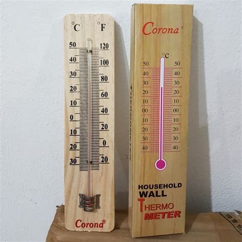 Thermometer Ruangan Kayu / Ukur Suhu Ruangan | Shopee Indonesia