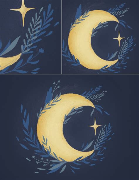 How to Draw a Mystic Moon Illustration in Procreate on iPad | Envato ...