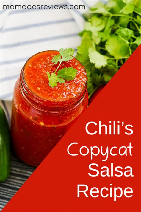 Easy & Delicious Chili’s Copycat Salsa Recipe - Mom Does Reviews